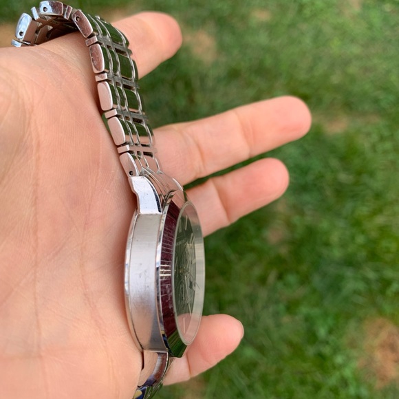 Burberry Watch 41mm Mens Unisex Black Dial Silver Band Swiss Made style BU1366 - Picture 3 of 9